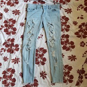 Forever 21 Distressed Jeans